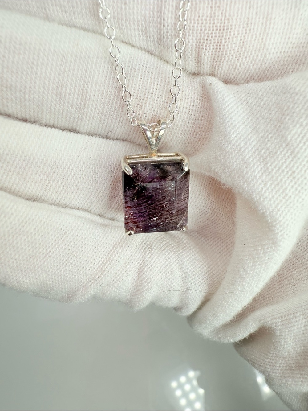 RARE Super Seven Melody Gemstone Charm Necklace - Picture 7 of 9
